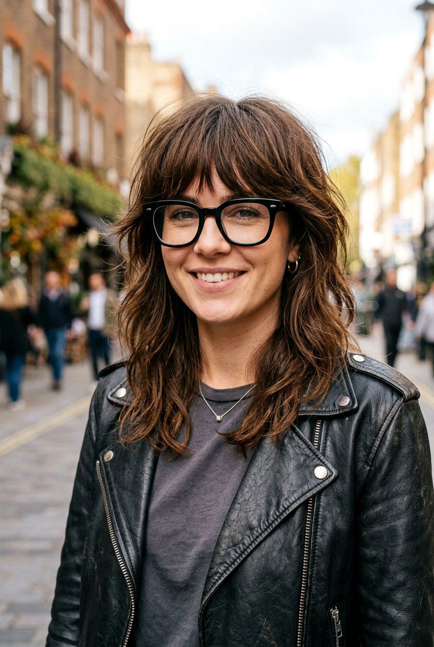 Shag Haircut With Fringe - 20 low maintenance cut for women with glasses - 20 low maintenance cut for women with glasses