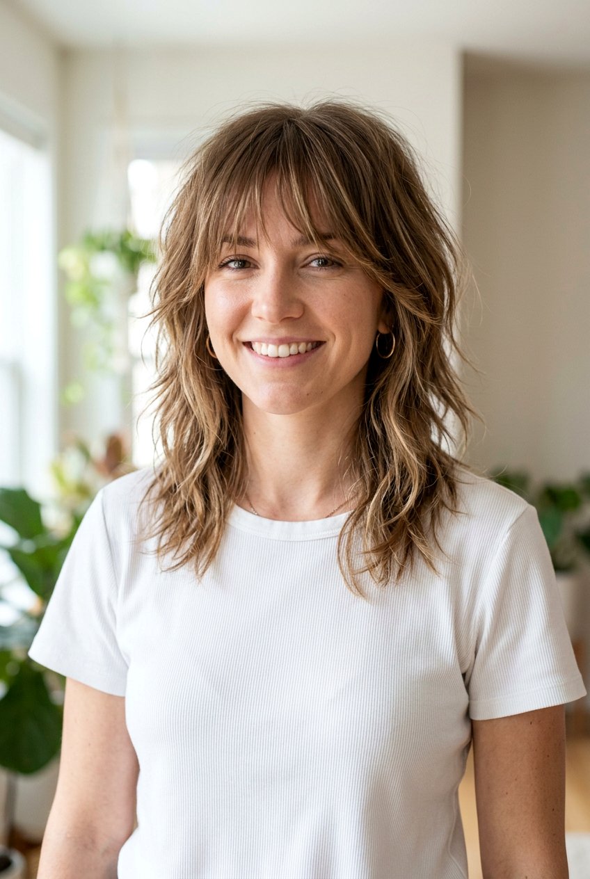 Shag Haircut With Wispy Bangs - 20 wispy bangs for fine hair - 20 wispy bangs for fine hair