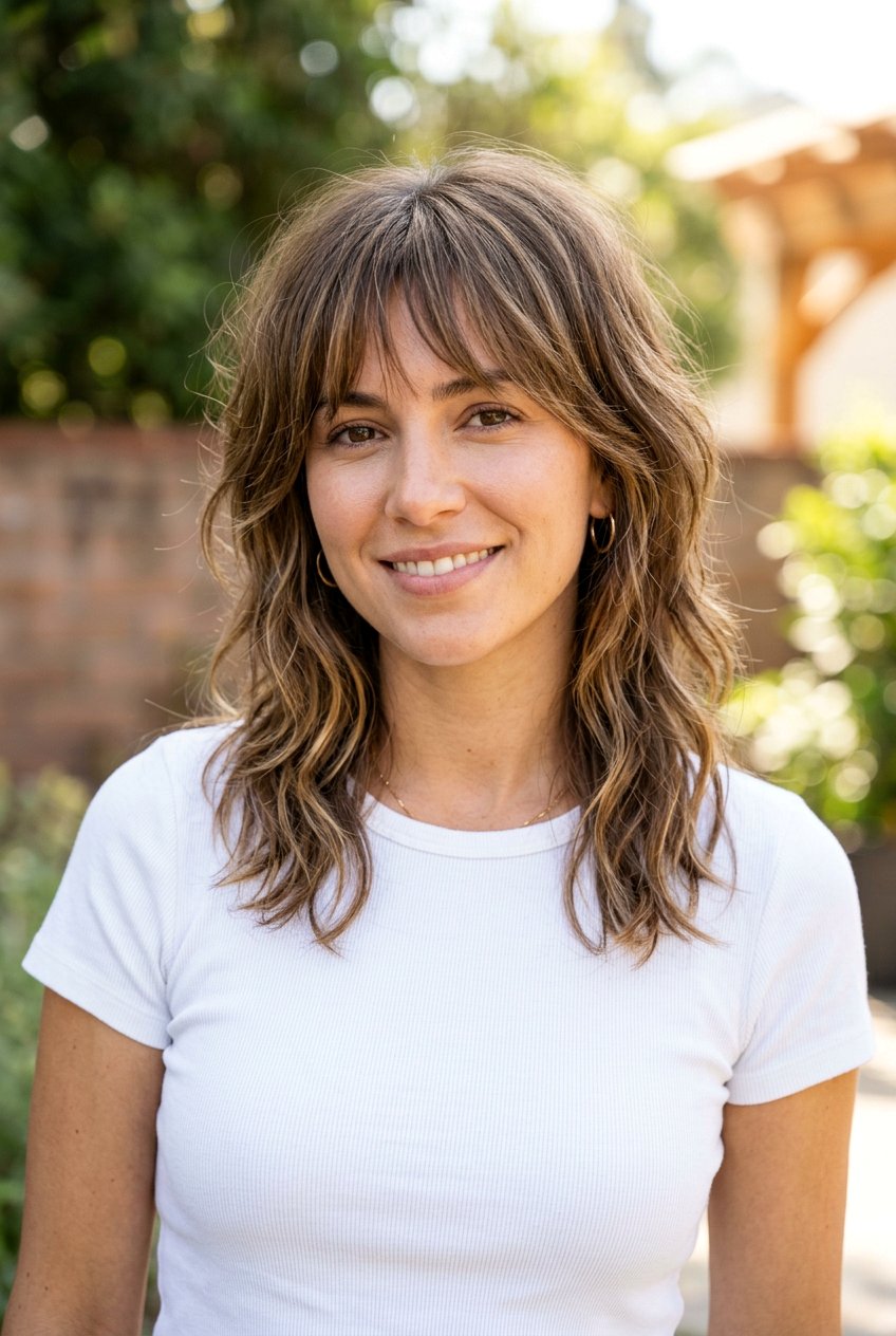 Shag Haircut With Wispy Fringe - 20 alternative shag haircut women - 20 alternative shag haircut women