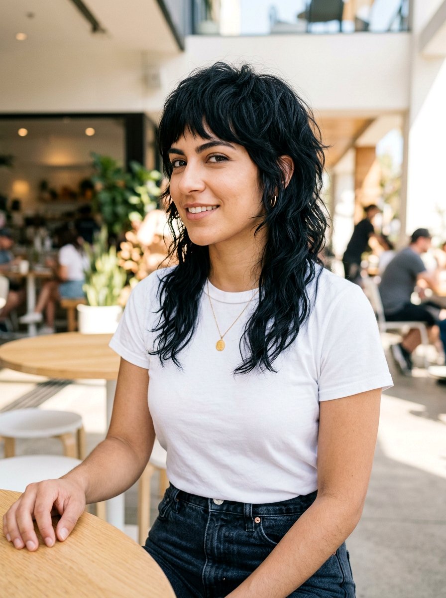 Shag Mullet on Natural Black Hair - 20 shag mullet haircut women - 20 shag mullet haircut women