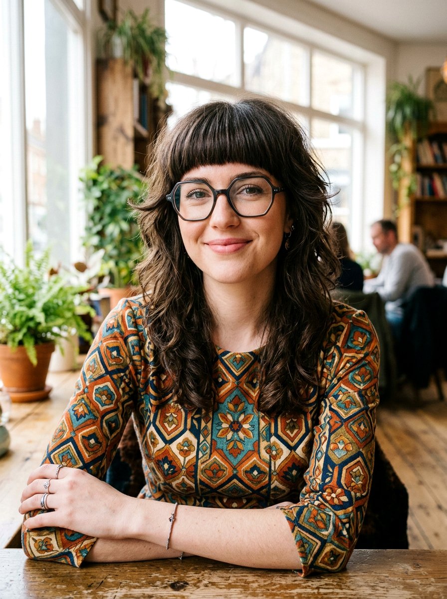 Shag With Blunt Bangs And Glasses - 20 layered shags for women with glasses - 20 layered shags for women with glasses