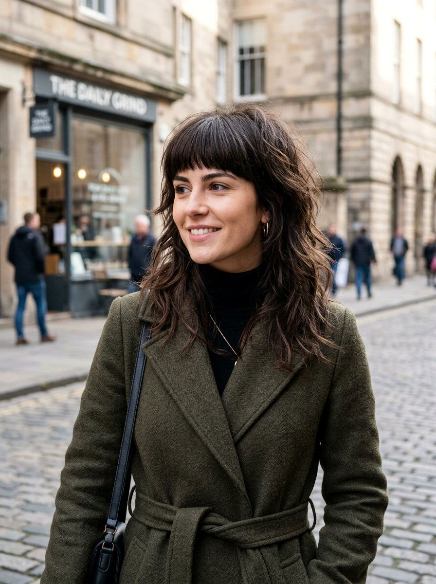 Shag With Blunt Bangs - 20 easy shag styling ideas for women - 20 easy shag styling ideas for women