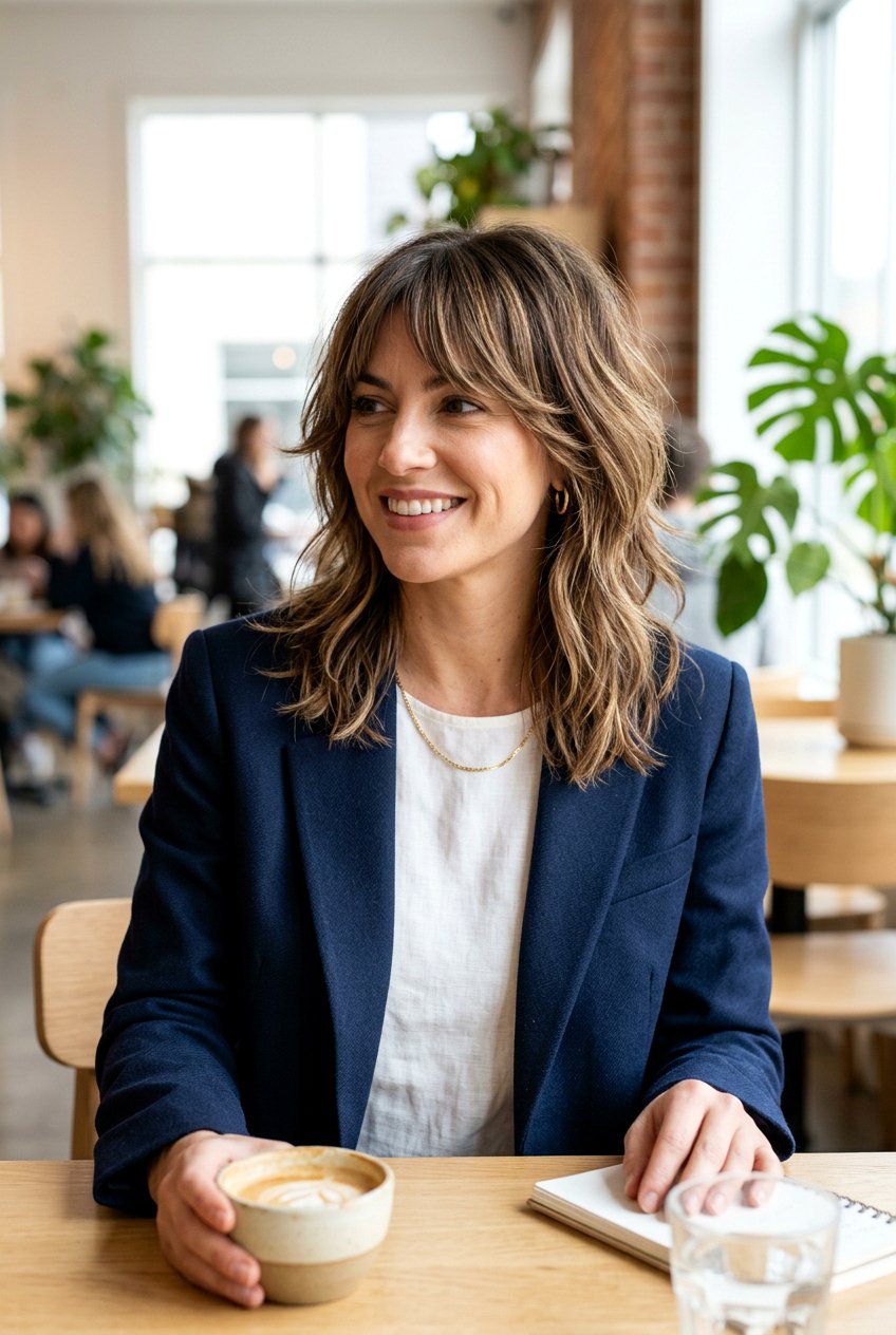 Shag With Curtain Bangs - 20 alt shag haircut for women - 20 alt shag haircut for women