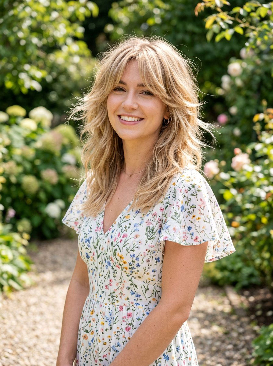 Shag With Feathered Layers - 20 easy shag styling ideas for women - 20 easy shag styling ideas for women