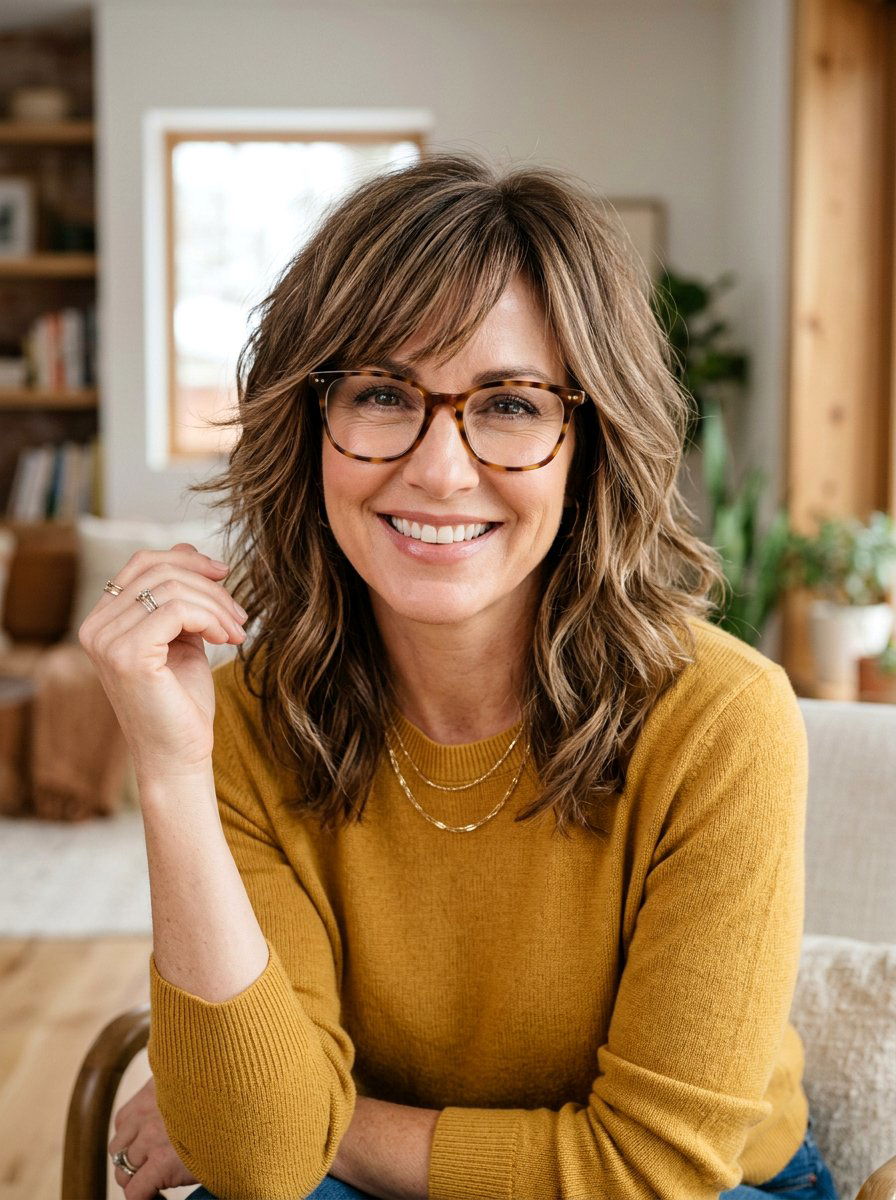 Shag With Glasses - 20 older women shag haircut ideas - 20 older women shag haircut ideas