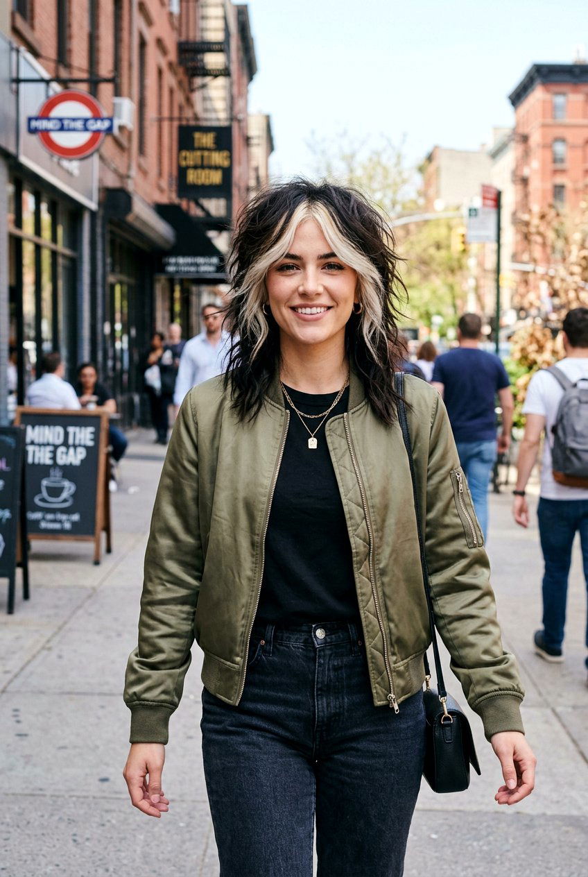 Shag With Money Piece - 20 alt shag haircut for women - 20 alt shag haircut for women