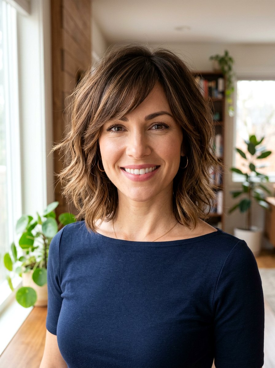 Shag for Heart Face Shapes - 20 fall shag haircut ideas - 20 fall shag haircut ideas