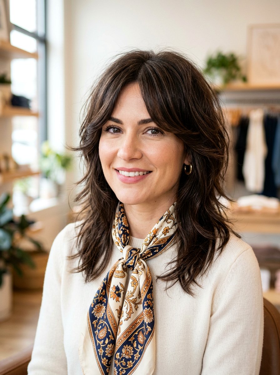 Shag for Square Face Shapes - 20 fall shag haircut ideas - 20 fall shag haircut ideas