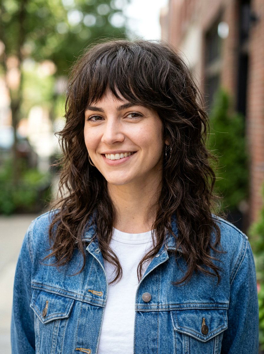 Shag for Thick Hair with Texture - 20 fall shag haircut ideas - 20 fall shag haircut ideas