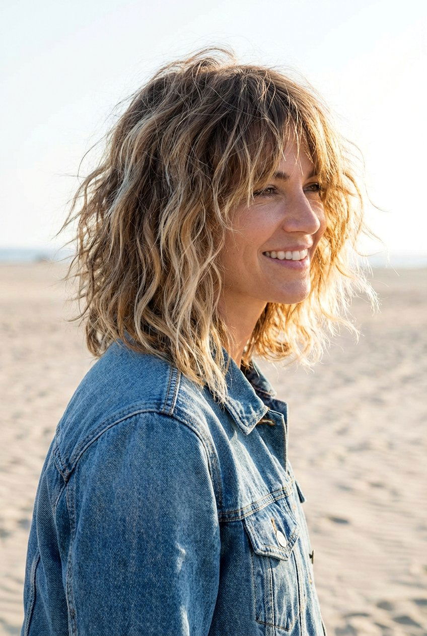 Shaggy Beach Wave Perm - 20 beach wave perm - 20 beach wave perm