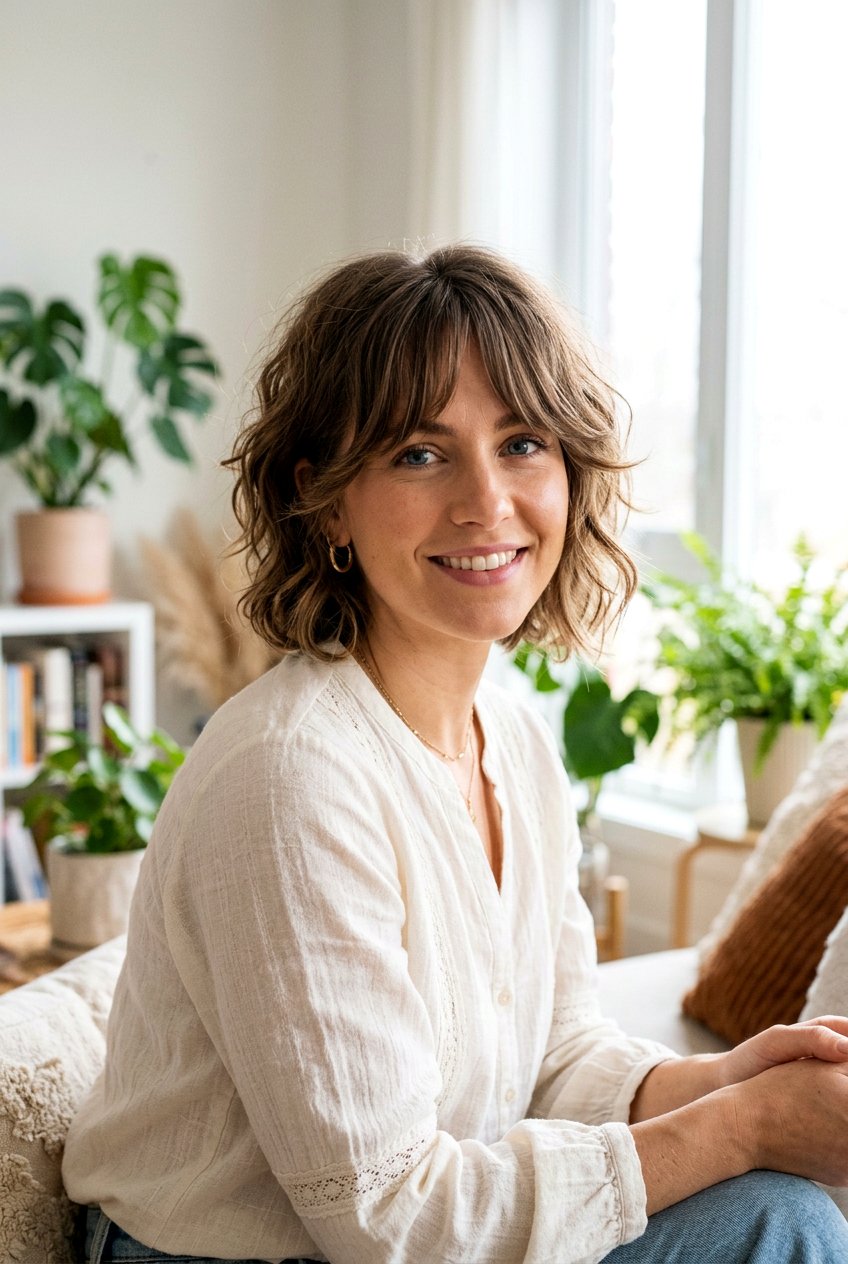 Shaggy Bixie Haircut With Curtain Bangs - 20 short shaggy bixie haircut - 20 short shaggy bixie haircut