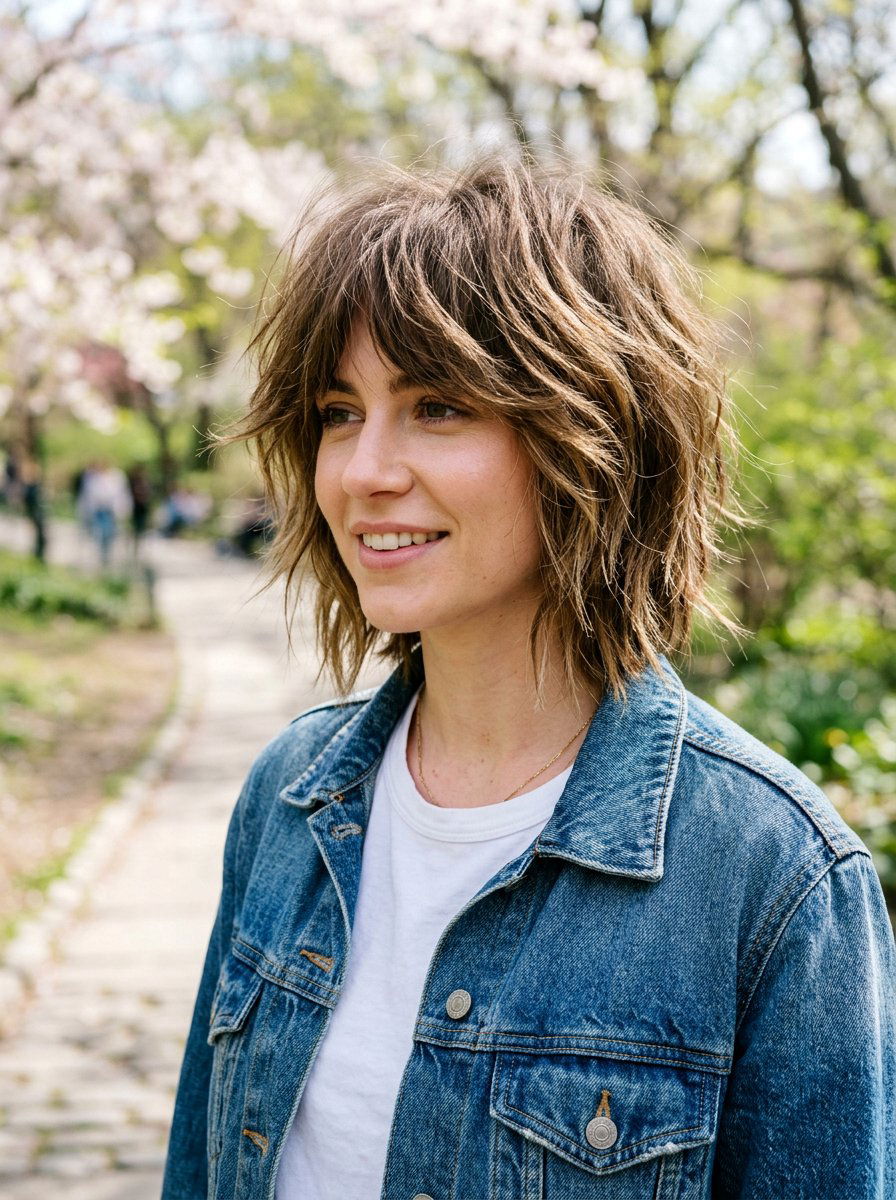 Shaggy Bob Haircut - 20 haircut to fix uneven bob line - 20 haircut to fix uneven bob line