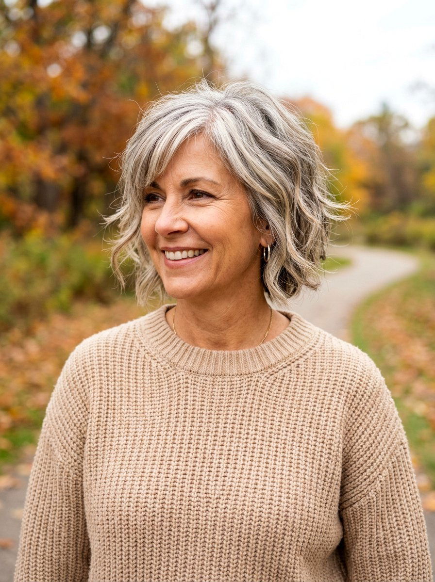 Shaggy Bob Haircut - 20 elegant bob haircut for mature women - 20 elegant bob haircut for mature women