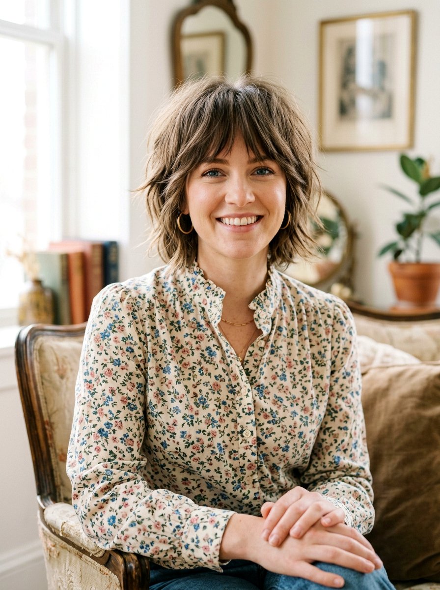 Shaggy Bob Haircut - 20 elegant haircut for office women - 20 elegant haircut for office women