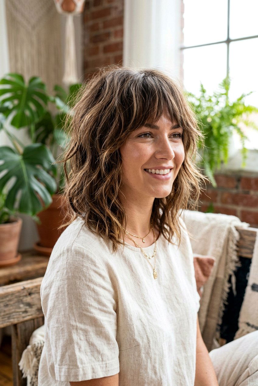 Shaggy Bob With Layers - 20 short haircuts for thick hair - 20 short haircuts for thick hair