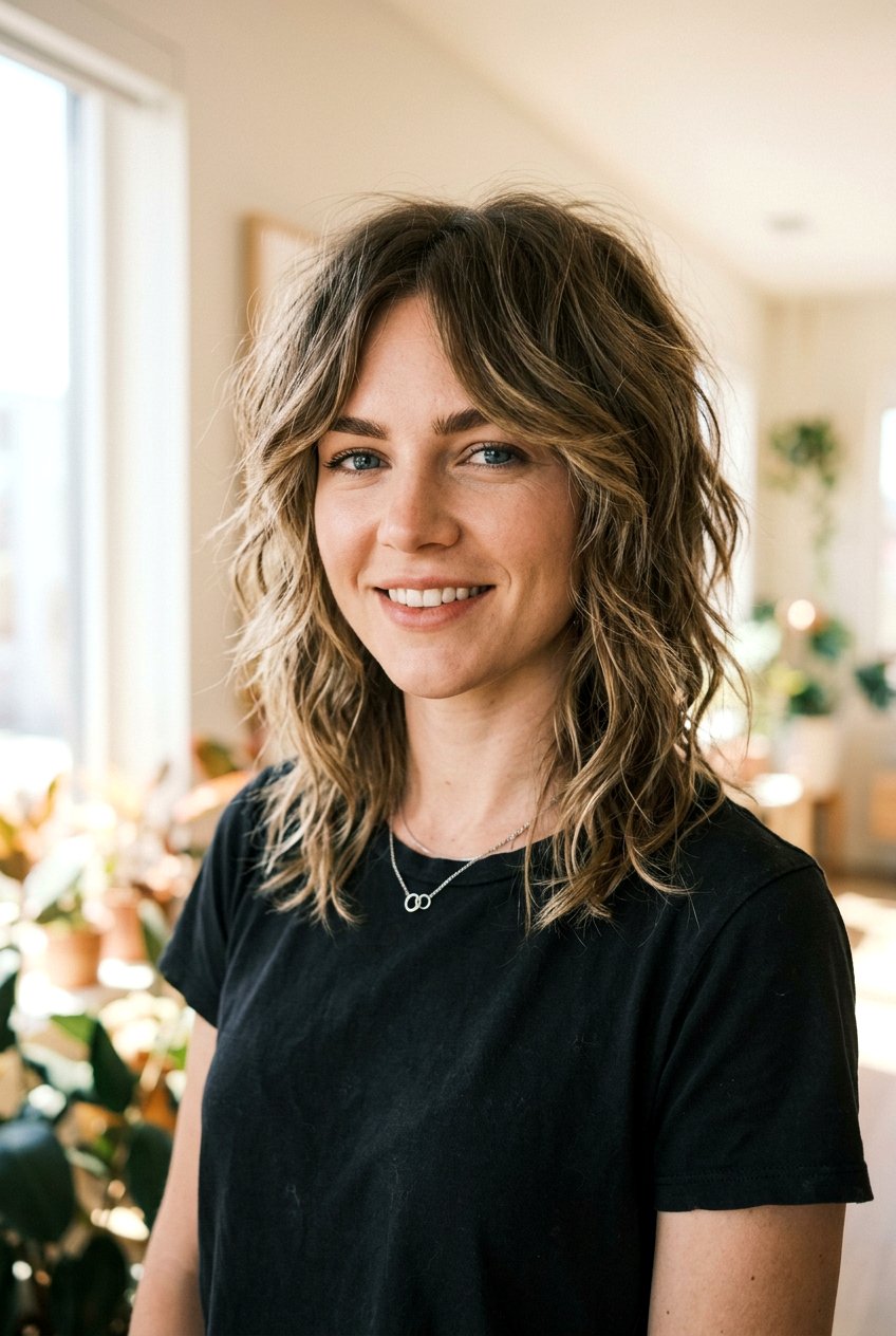 Shaggy Collarbone Length Haircut - 20 collarbone length haircuts - 20 collarbone length haircuts