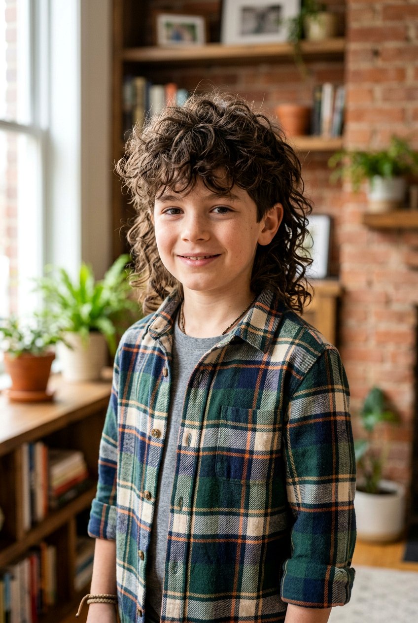 Shaggy Curly Mullet - 20 curly mullet haircut for boys - 20 curly mullet haircut for boys