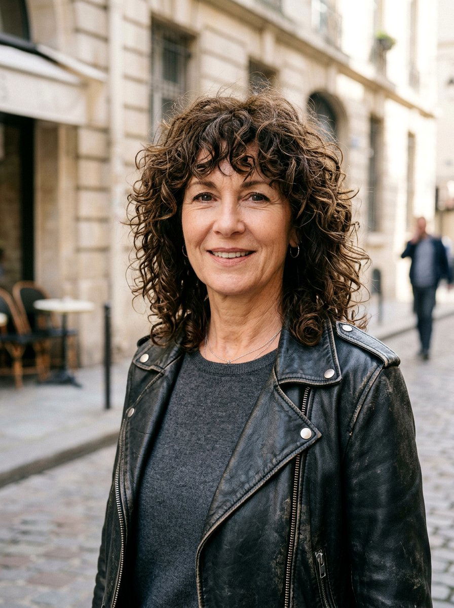 Shaggy Curly Wolf Cut - 20 curly wolf cut for mature women - 20 curly wolf cut for mature women