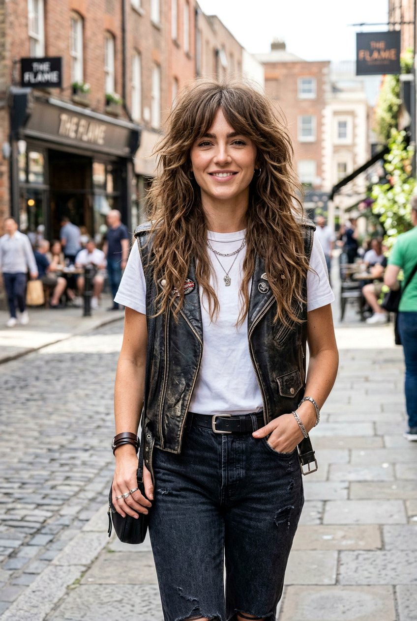 Shaggy Feathered Layers - 20 70s feathered haircut for long hair - 20 70s feathered haircut for long hair