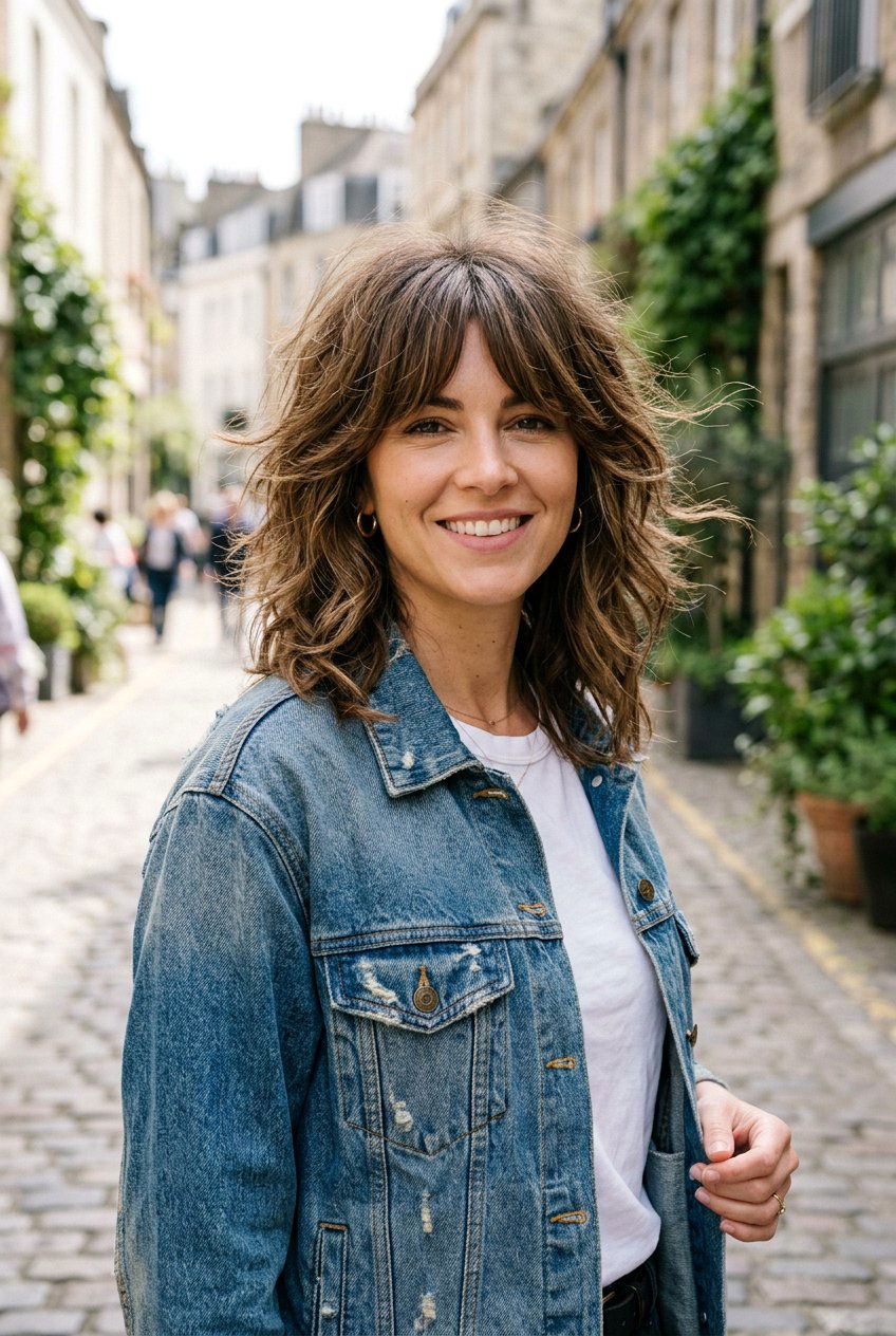 Shaggy Layered Blowout - 20 celebrity blowout with layers - 20 celebrity blowout with layers