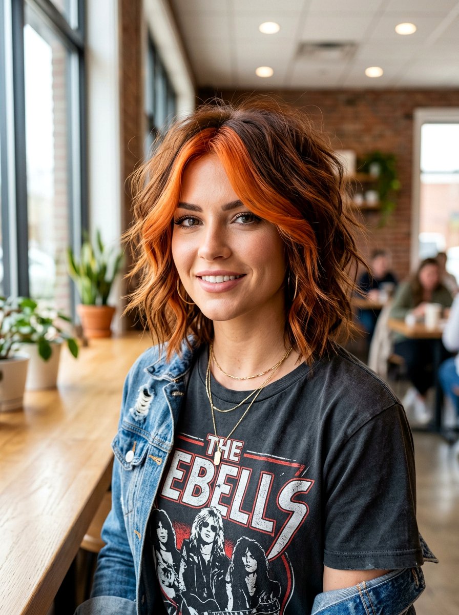 Shaggy Layered Bob Copper Money Piece - 20 copper money piece for layered bob - 20 copper money piece for layered bob