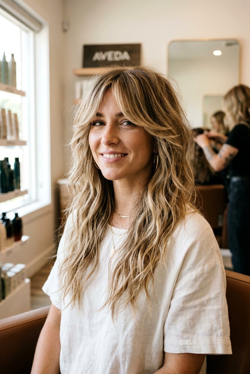 Shaggy Layered Haircut - 20 boho hairstyles for long hair - 20 boho hairstyles for long hair