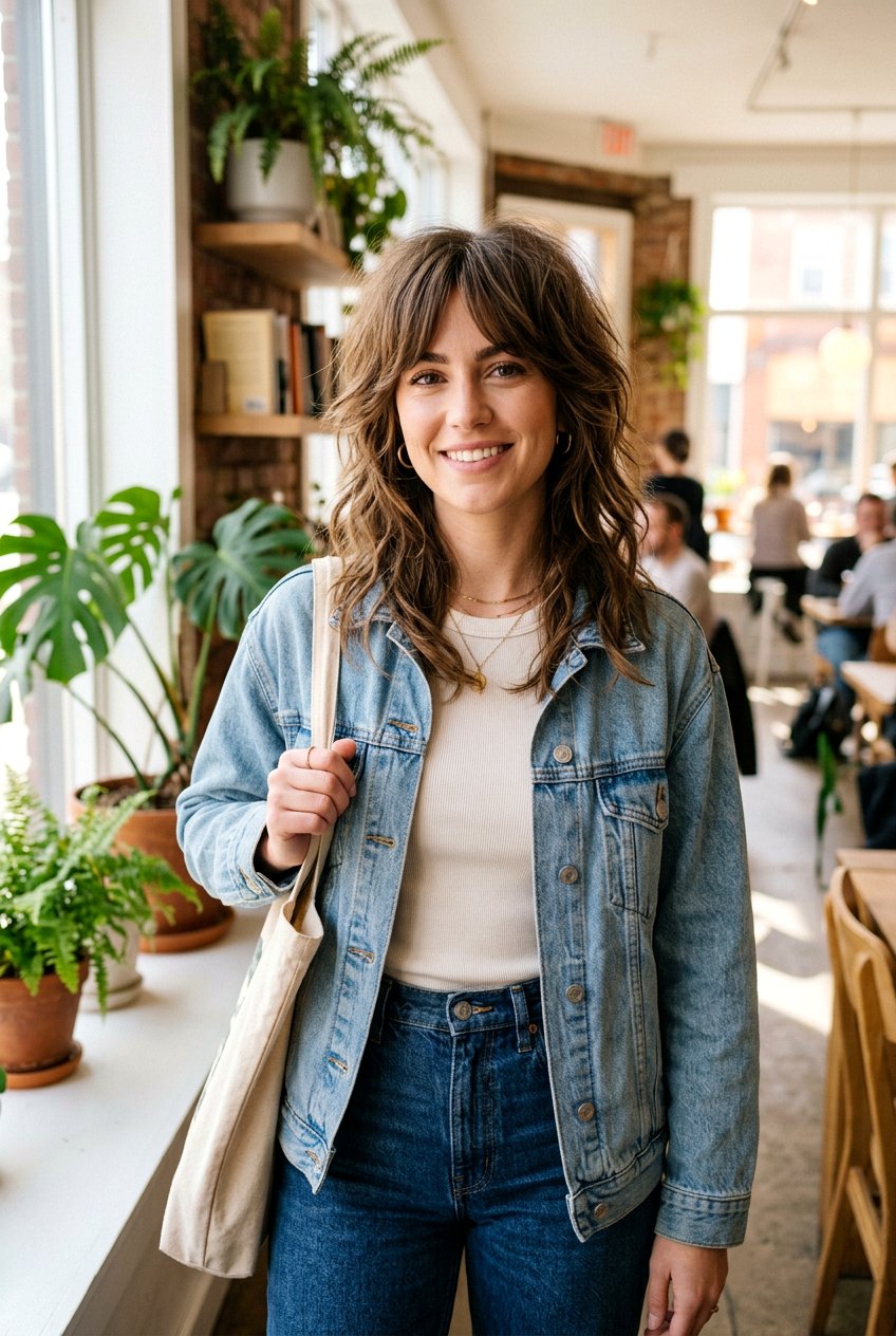 Shaggy Layered Haircut - 20 haircuts for big forehead - 20 haircuts for big forehead