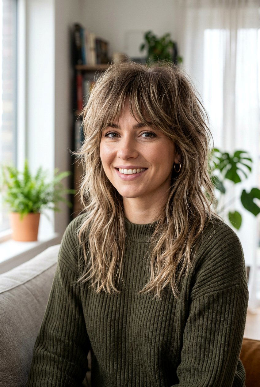 Shaggy Layered Haircut - 20 haircuts for square face shape - 20 haircuts for square face shape