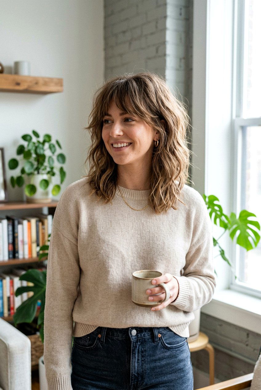 Shaggy Lob - 20 trendy bob haircuts 2026 - 20 trendy bob haircuts 2026