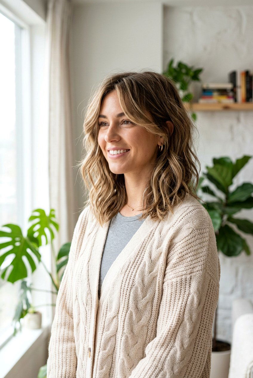 Shaggy Lob Haircut - 20 fall haircut ideas for women - 20 fall haircut ideas for women