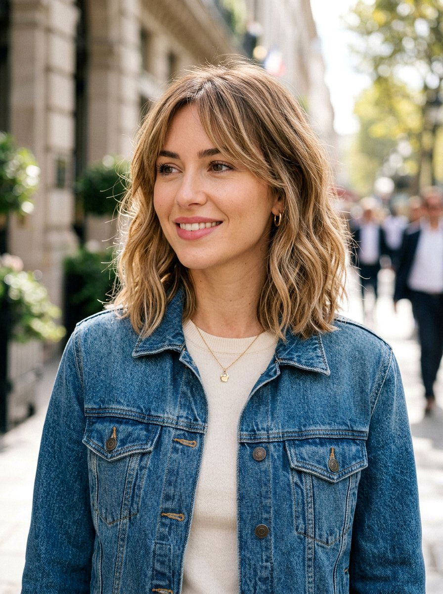 Shaggy Lob Quiet Luxury Haircut - 20 quiet luxury haircut ideas - 20 quiet luxury haircut ideas