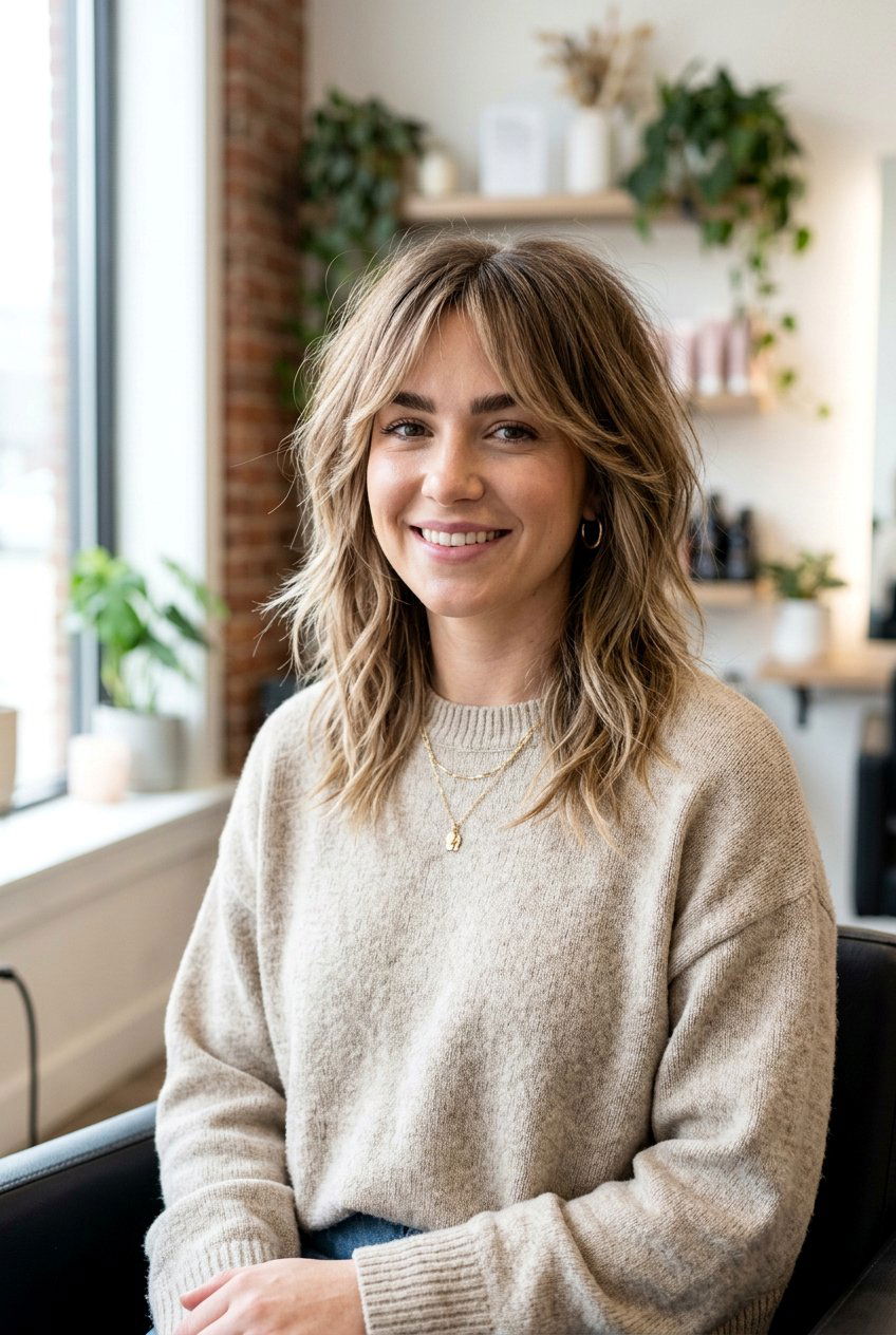 Shaggy Lob with Wispy Ends - 20 picture perfect hairstyles - 20 picture perfect hairstyles