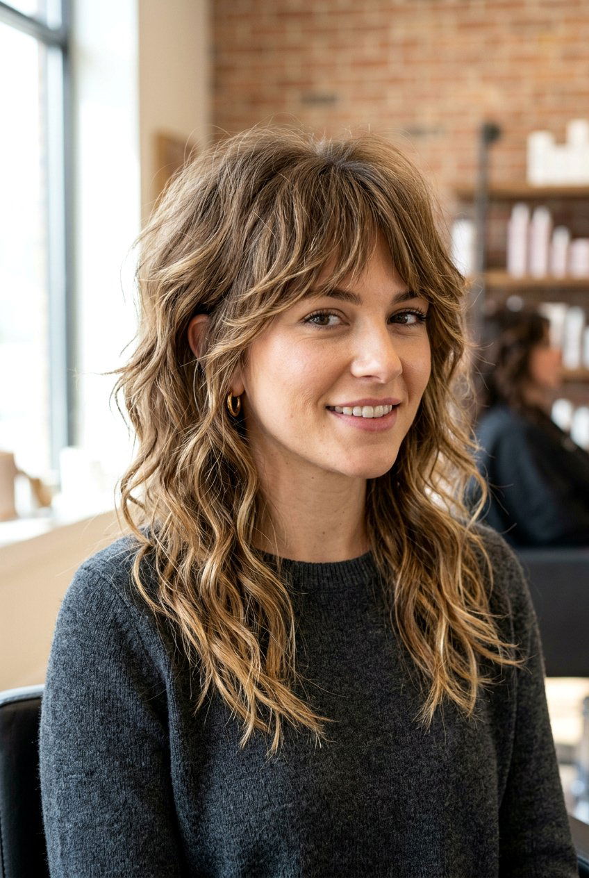 Shaggy Loose Wave Wolf Cut - 20 loose wave hairstyles - 20 loose wave hairstyles