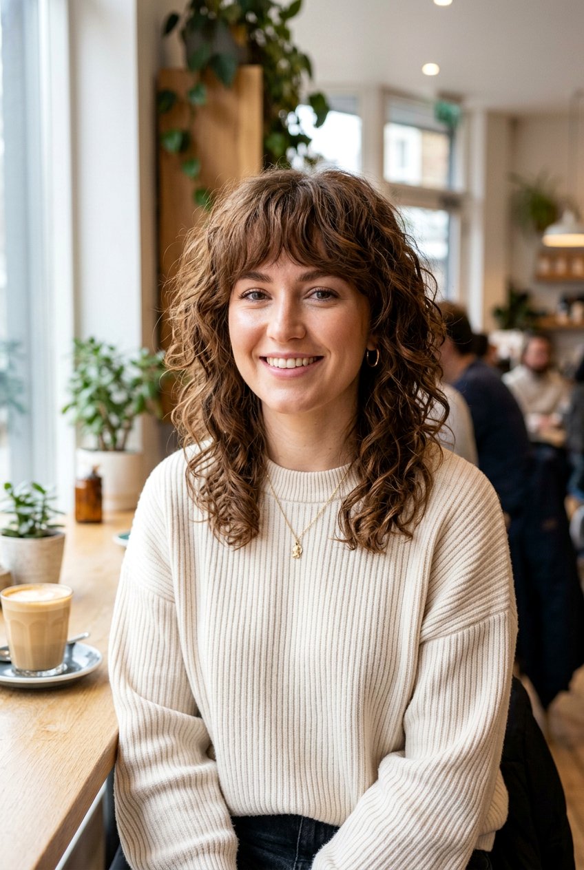 Shaggy Medium Digital Perm - 20 digital perm for medium length hair - 20 digital perm for medium length hair