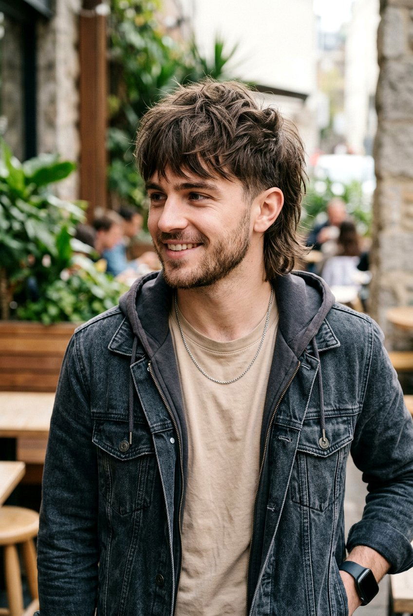 Shaggy Modern Mullet - 20 modern mullet for straight hair - 20 modern mullet for straight hair