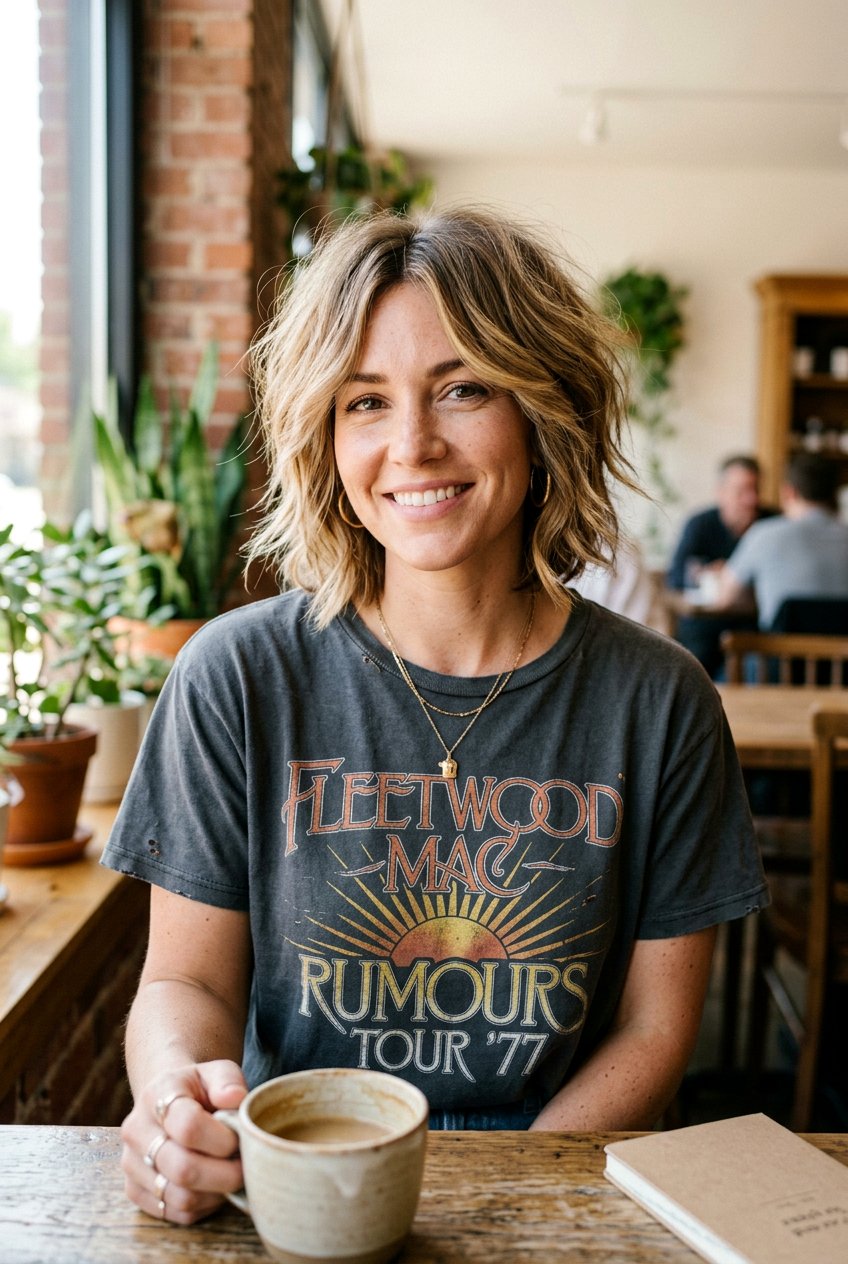 Shaggy Mom Bob Haircut Middle Part - 20 mom bob haircut with middle part - 20 mom bob haircut with middle part