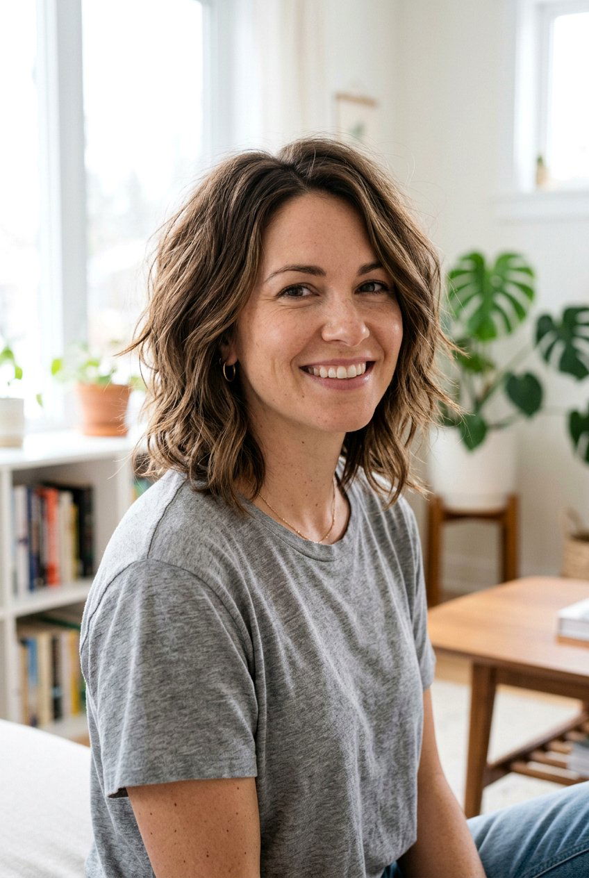 Shaggy Mom Bob - 20 mom bob haircut - 20 mom bob haircut