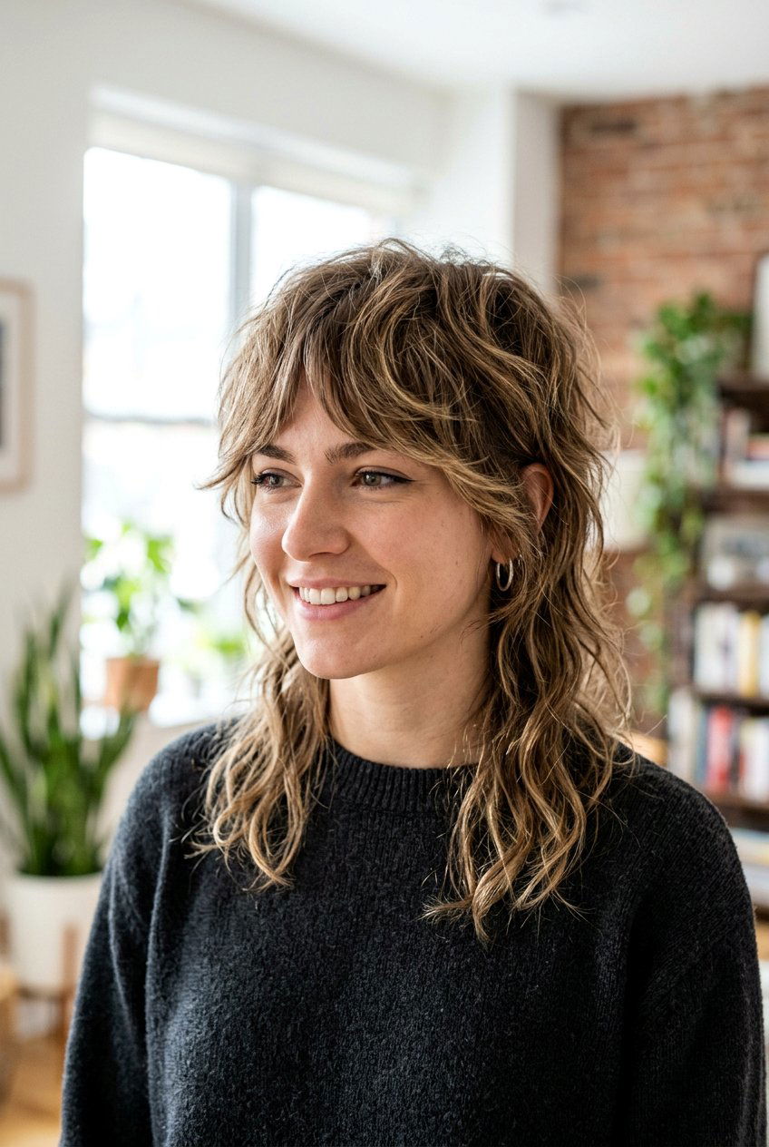 Shaggy Mullet Haircut - 20 mullet haircut for women - 20 mullet haircut for women