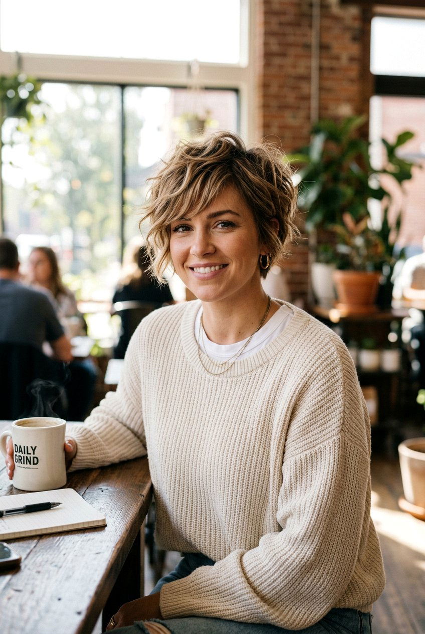 Shaggy Pixie Bob Hybrid - 20 alternative shag haircut women - 20 alternative shag haircut women