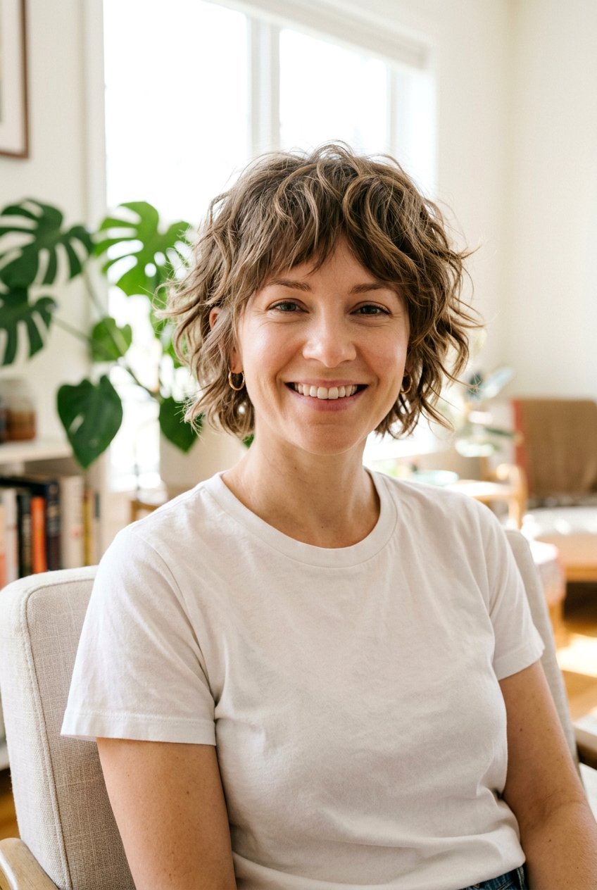 Shaggy Pixie Bob for Postpartum Hair Loss - 20 haircuts for postpartum hair loss - 20 haircuts for postpartum hair loss