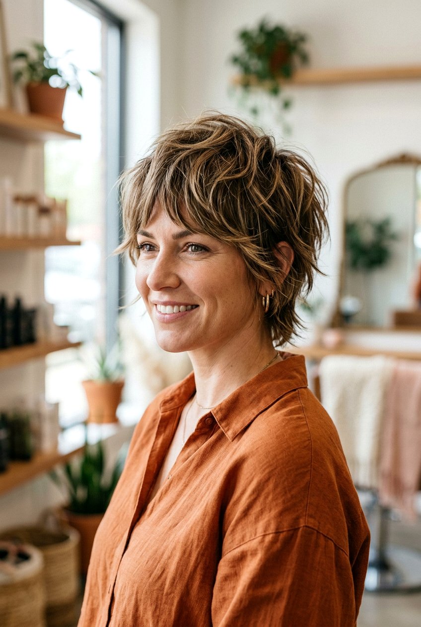 Shaggy Pixie Cut - 20 pixie haircuts for women - 20 pixie haircuts for women