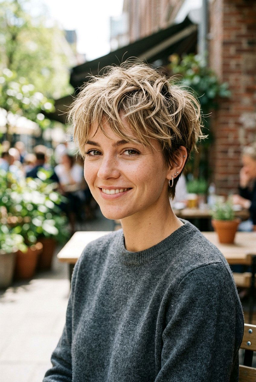 Shaggy Pixie Cut - 20 easy short hairstyles for busy women - 20 easy short hairstyles for busy women