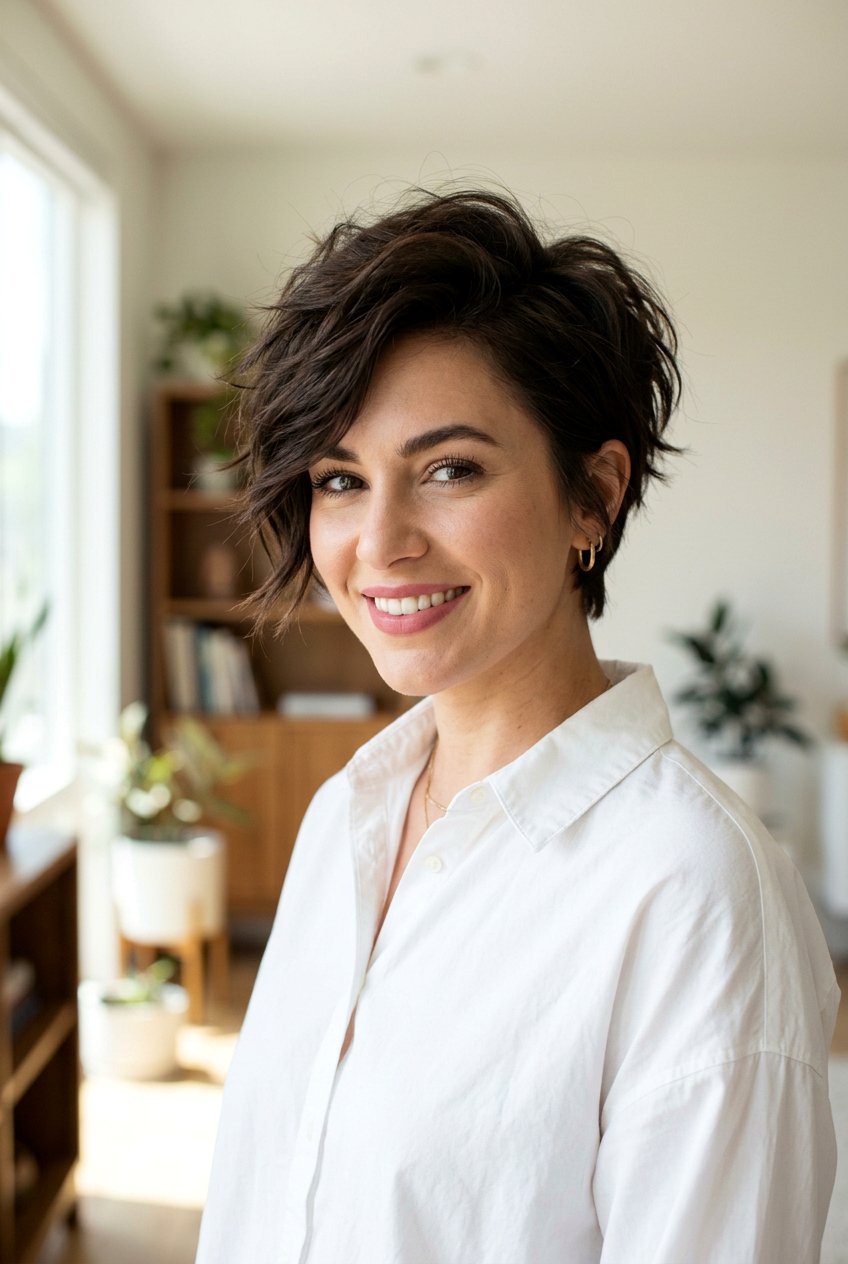 Shaggy Pixie For Thick Hair - 20 70s shag for thick hair women - 20 70s shag for thick hair women