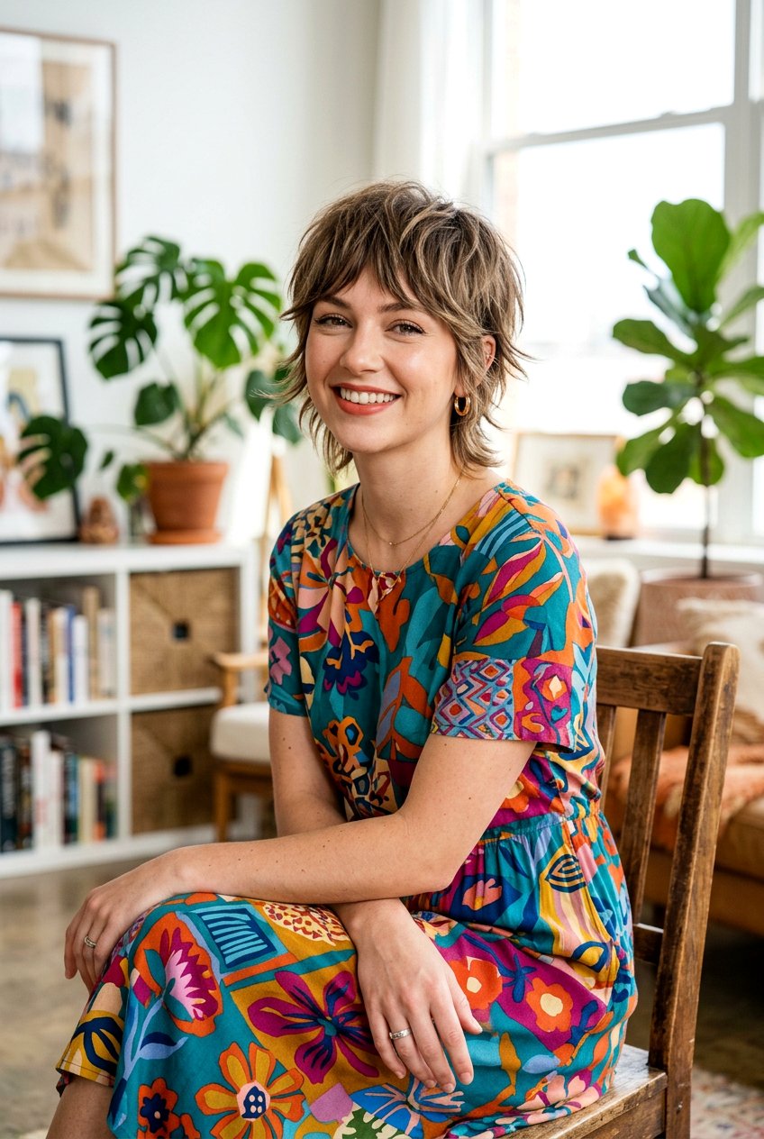 Shaggy Pixie - 20 wedding guest pixie hairstyle - 20 wedding guest pixie hairstyle