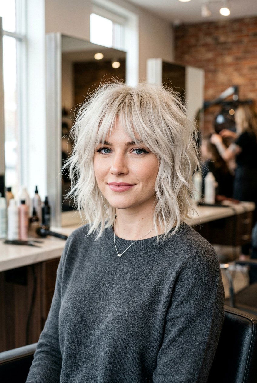 Shaggy Razor Cut Bob - 20 razor cut bob haircut - 20 razor cut bob haircut