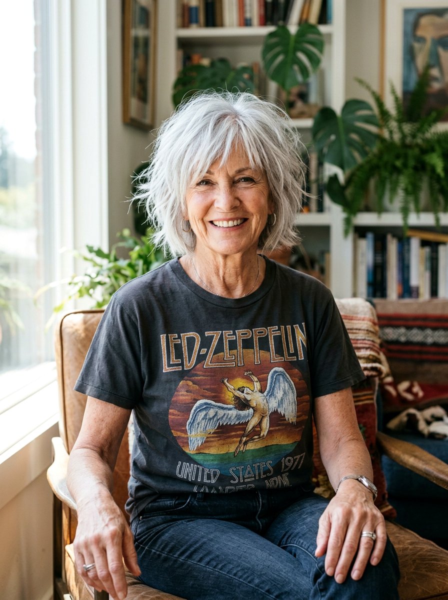 Shaggy Silver Bob Haircut - 20 older women silver bob ideas - 20 older women silver bob ideas