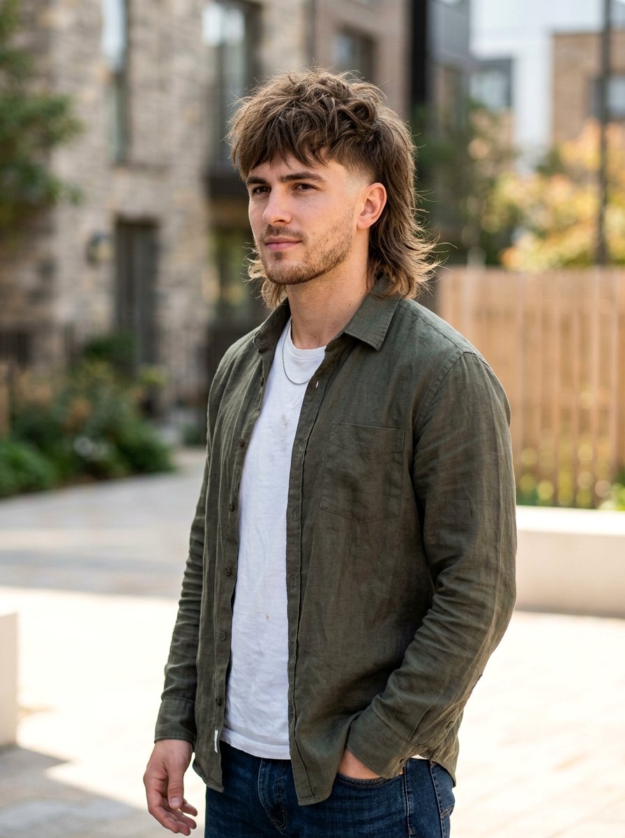 Shaggy Taper Mullet Men - 20 taper mullet haircut men - 20 taper mullet haircut men