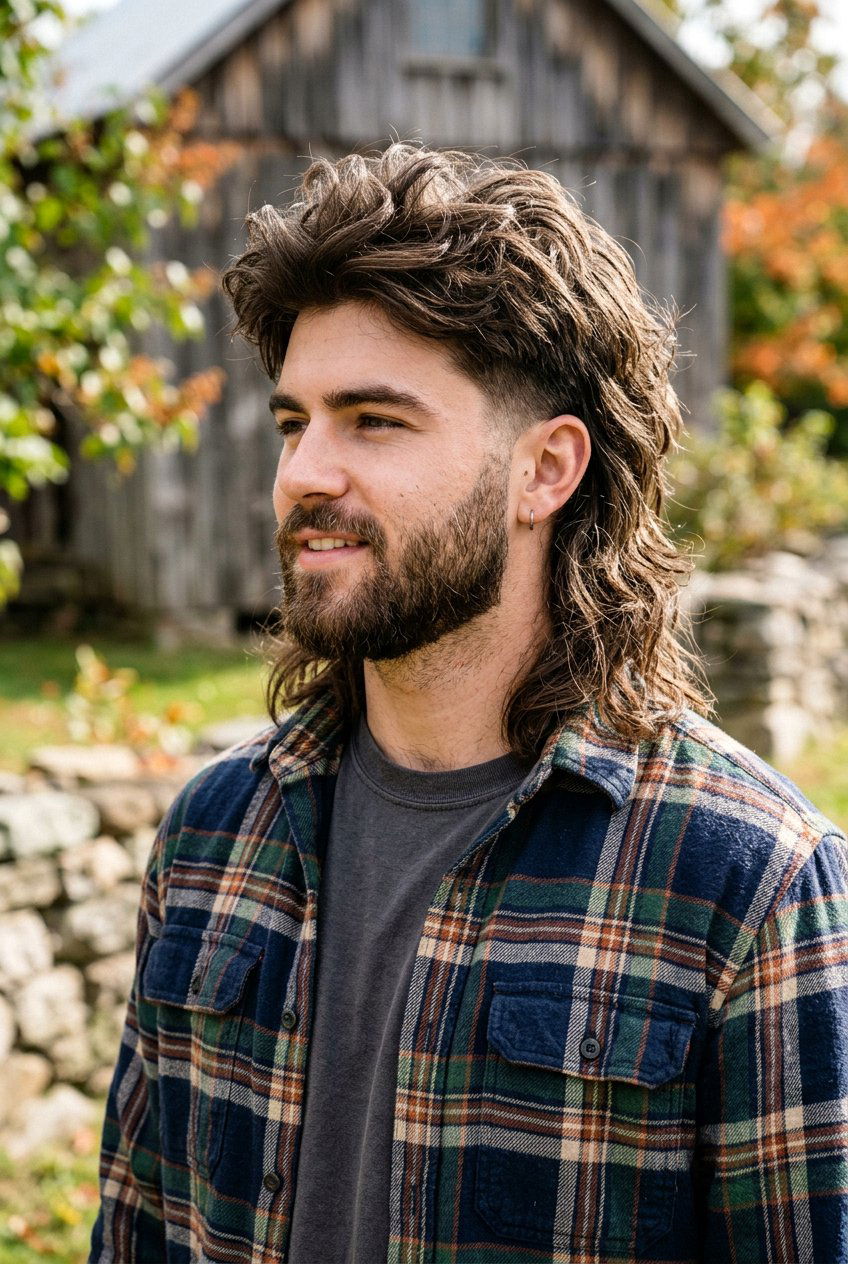 Shaggy Taper Mullet - 20 taper mullet for thick hair men - 20 taper mullet for thick hair men