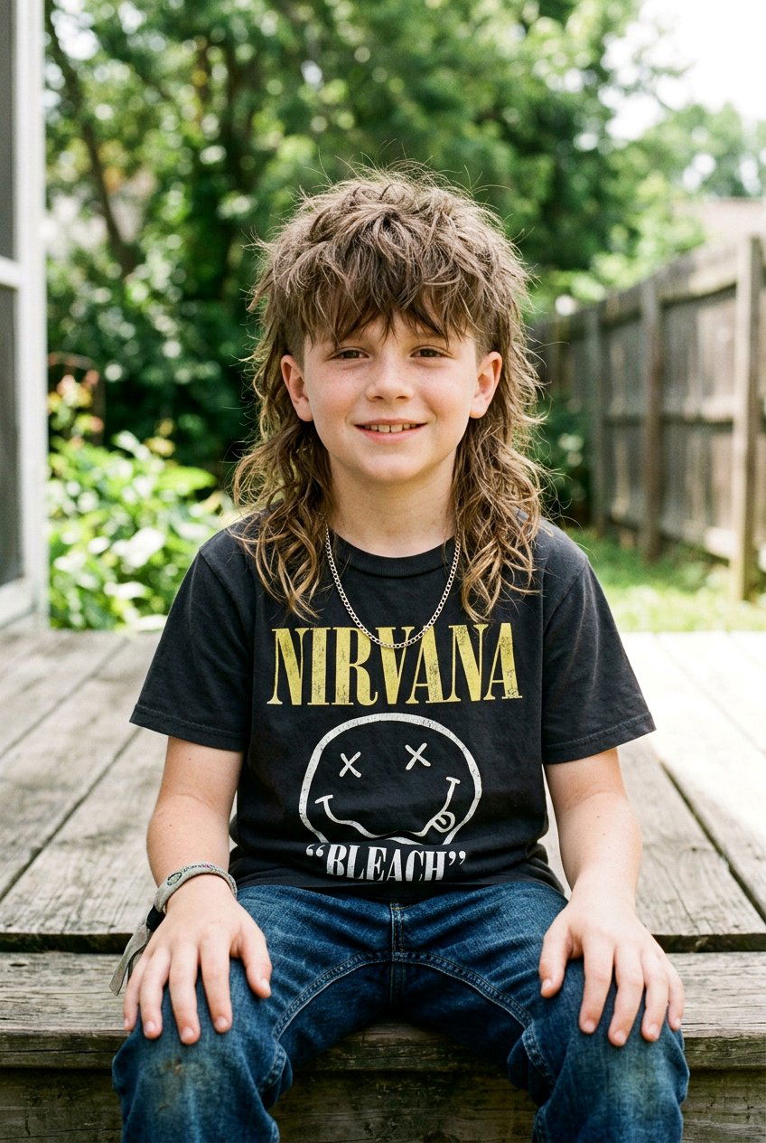 Shaggy Textured Mullet - 20 boys haircut with textured layers - 20 boys haircut with textured layers