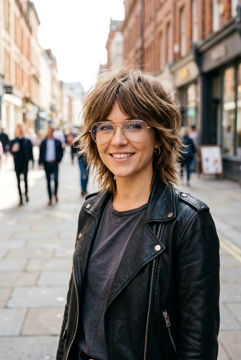 Shaggy Wedge For Glasses - 20 modern wedge for women with glasses - 20 modern wedge for women with glasses